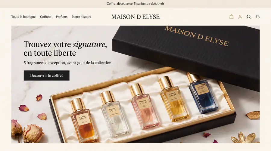 Modèle de boutique ELYSE — Beauté